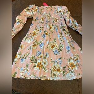 Target Xhilaration Pink Floral dress